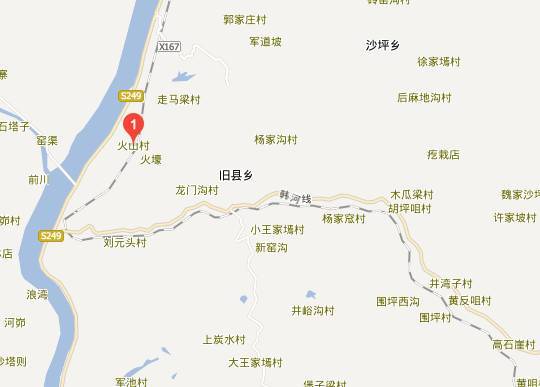 高清村庄地图 清晰图片