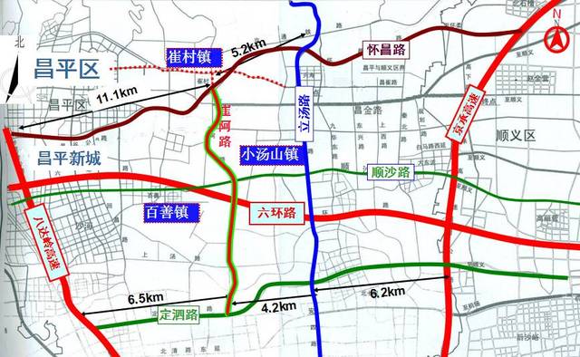 【规划】昌平区拟建崔阿路(定泗路—怀昌路)