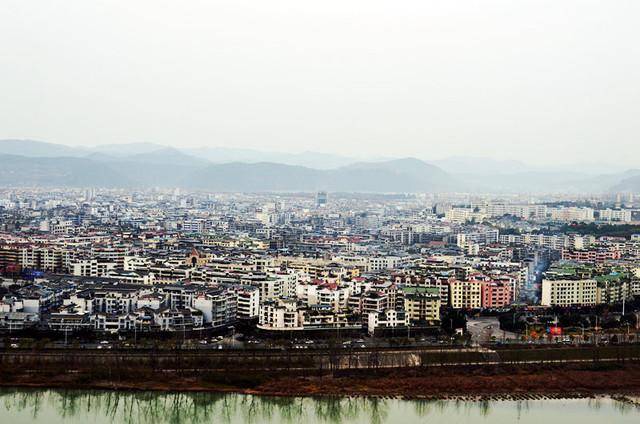 阆中新城区全景图片图片