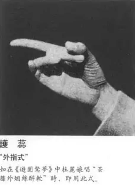梅兰芳非常懂得这个道理,特别注重手势的表现力,他创造的手势变化多端
