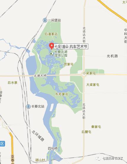 长春北湖位置地图图片