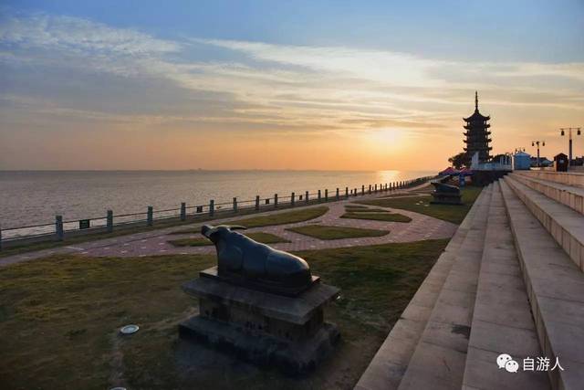 【目的地】海宁百里钱塘生态绿带,东起丁桥大缺口,西至盐官景区,总长