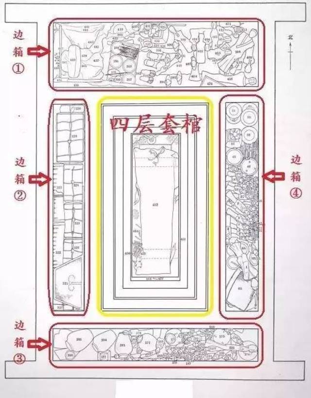 共用70塊木板組成,結構嚴密,不用一根金屬嵌釘,全是通過扣