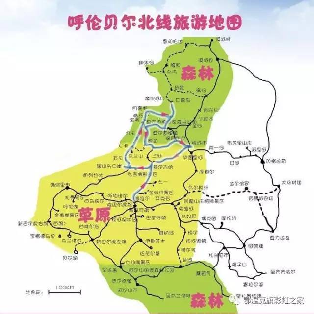 扎兰屯市行政区划图图片