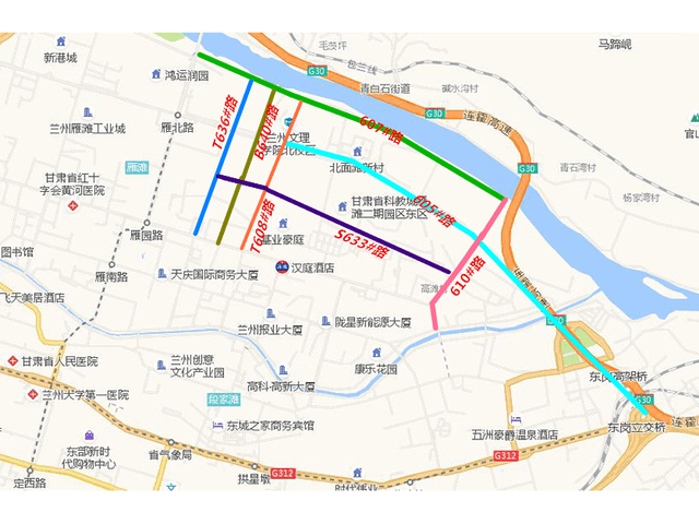 兰州雁滩又多一条道路 s633#路开建投资千万