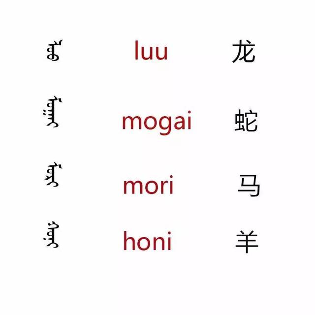 【1分鐘學蒙古語】你會用蒙語說十二生肖嗎?