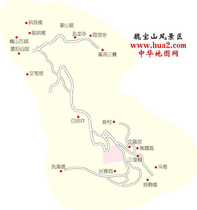 宝寿山景区地图图片