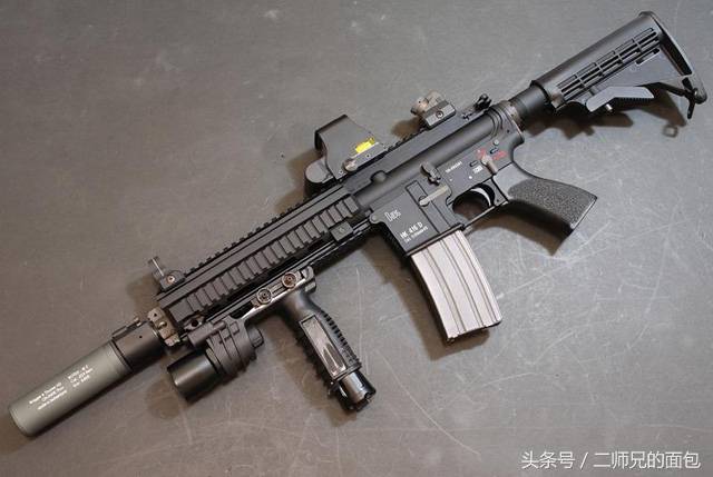 hk416,特种兵自费购买最多的步枪,可以在水下自由射击