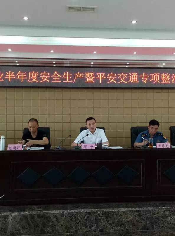 平阳县召开全县交通运输行业半年度安全生产暨平安交通专项整治工作