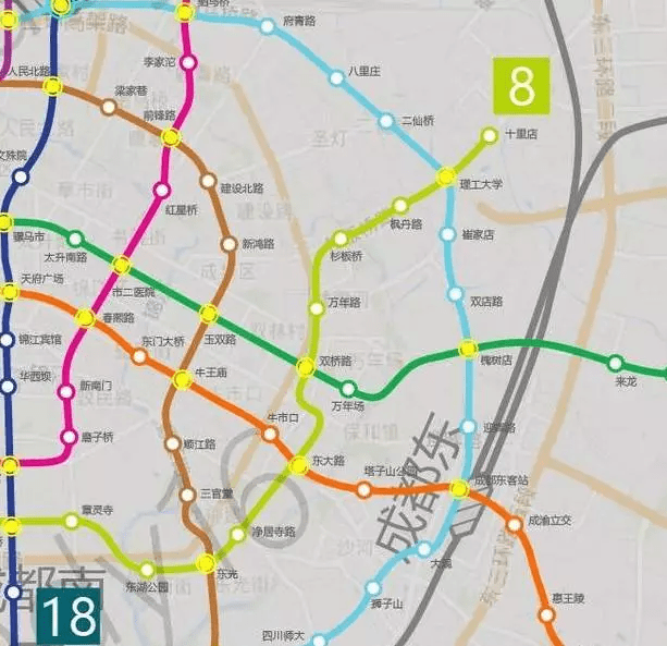 成都九号线地铁线路图图片