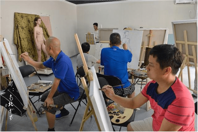 中国写生会第一期俄罗斯人体油画班精彩过程