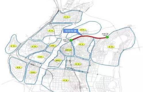 沿江北大道快速路:计划2017年12月竣工