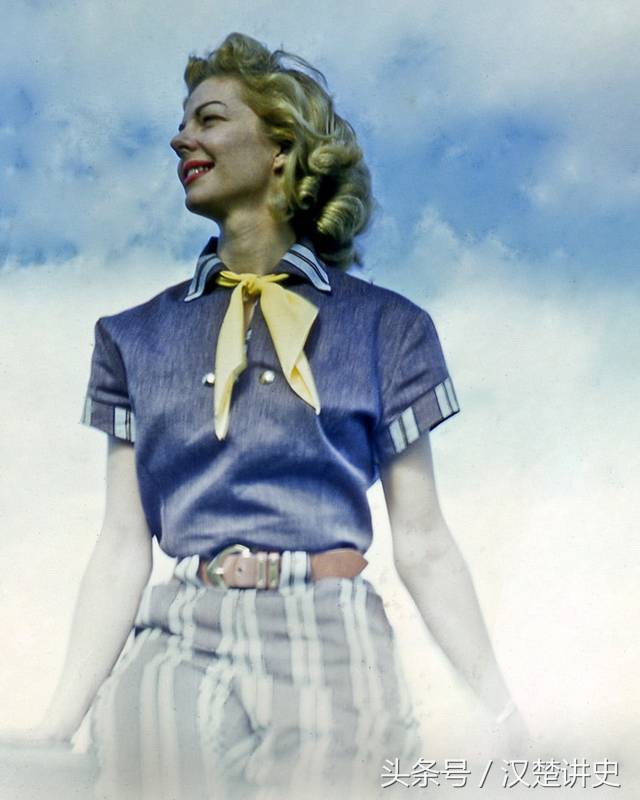 50年代的外国时尚女性老照片