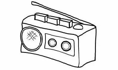 小时候 总是喜欢听收音机里的广播