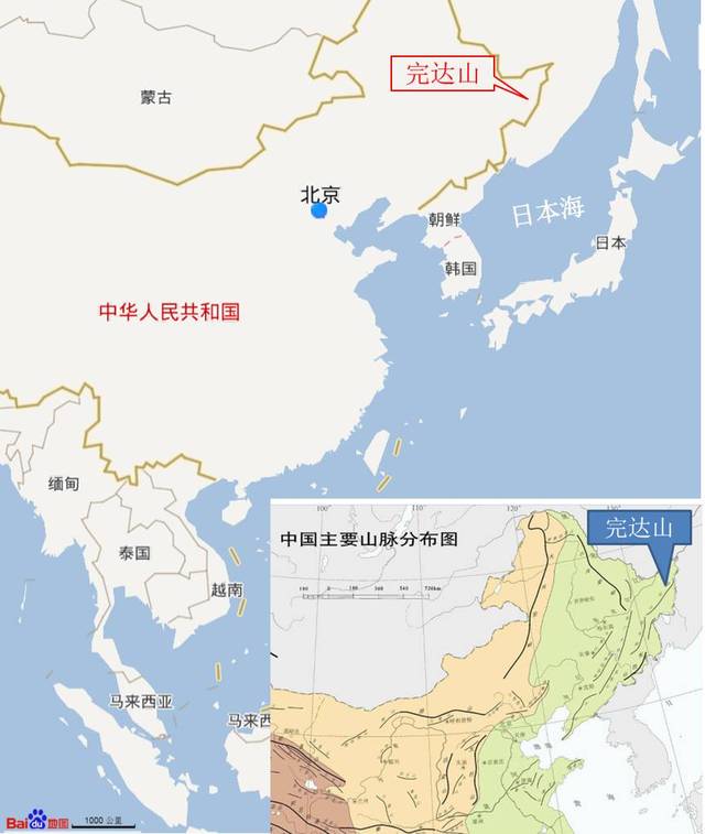 完达山山脉位于黑龙江省东北部(图1),由两部分组成:西南段为那丹哈达