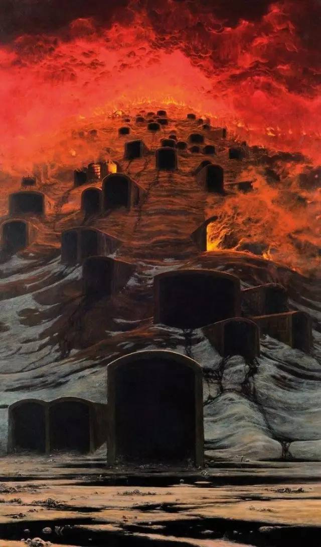 波兰画家画出地狱图片图片