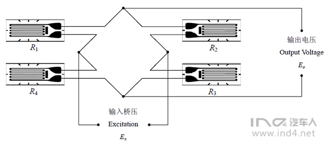 应变片全桥电路图图片