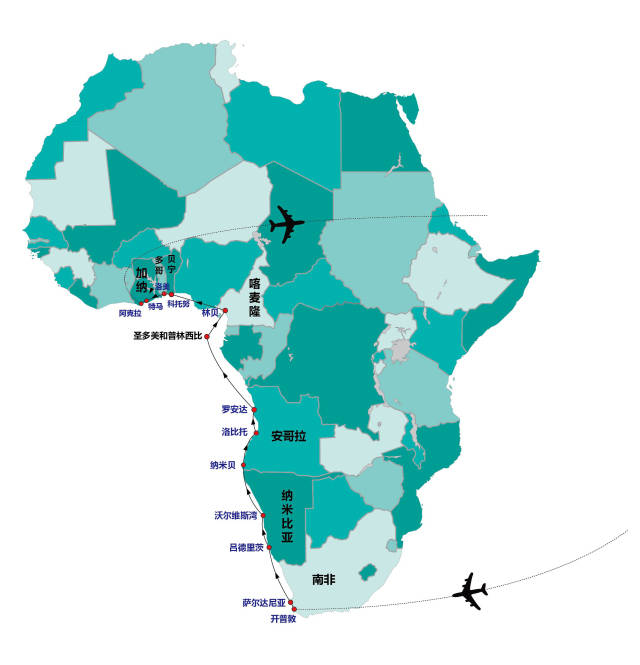 三年策划成就非洲西海岸深度之旅!