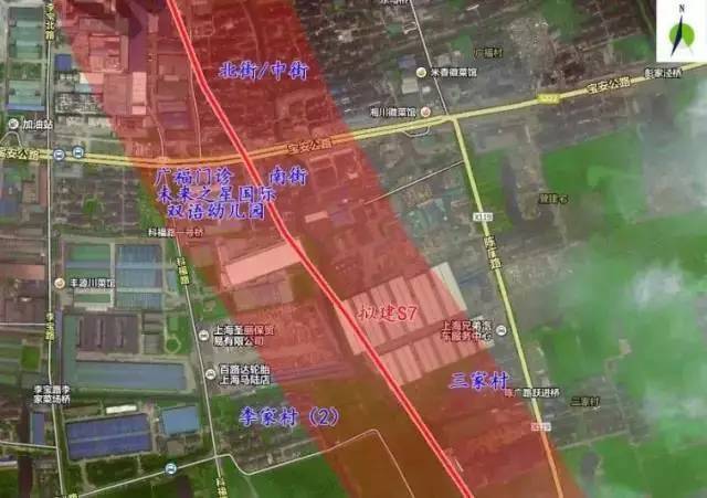 主线收费站以北为高速公路 设计速度为100公里/时,规划红线宽度为60