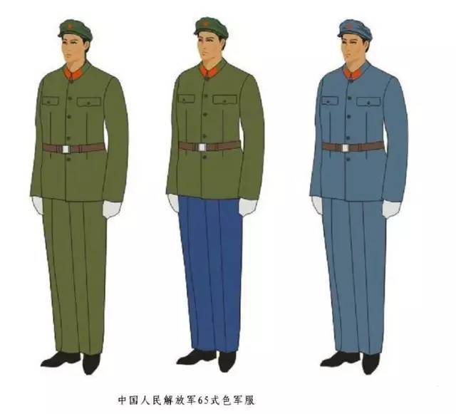 军人服装分类图片