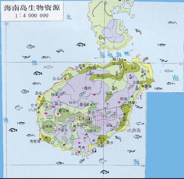 海南岛矿产资源分布图图片