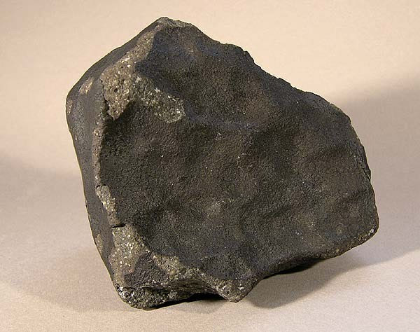 陨石表面用砂纸打磨后图片