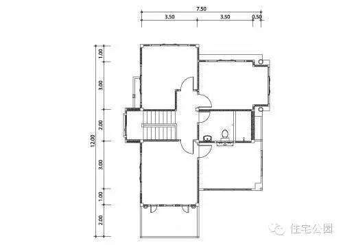 新農村自建房8x12米,圖紙都有了