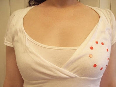 女人乳房两边图片