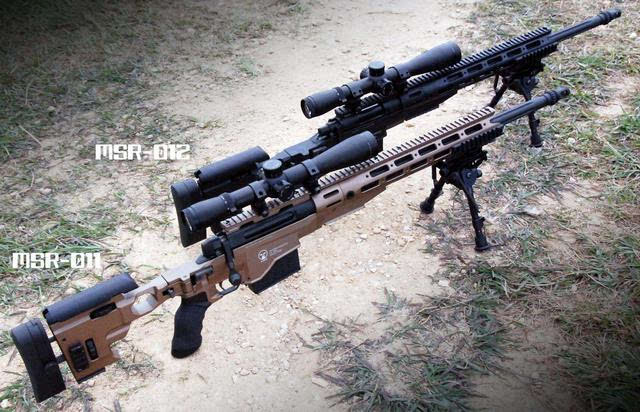 俄罗斯新一代狙击步枪t5000,有三种可选口径,762x51,300wm,338