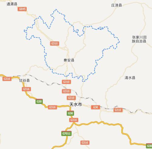 秦安县隶属甘肃省天水市,位于甘肃省东南部,天水市北部,渭河支流葫芦