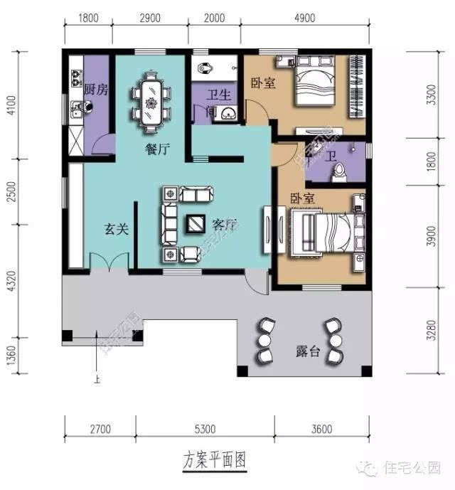 5套農村一層小平房,簡單省錢,舒適一輩子