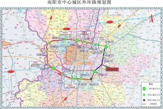 郑南高速南阳段规划图图片
