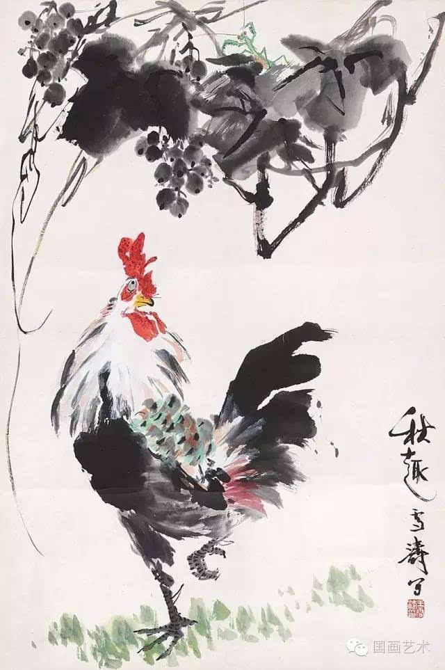 王雪涛画鸡 精品图片