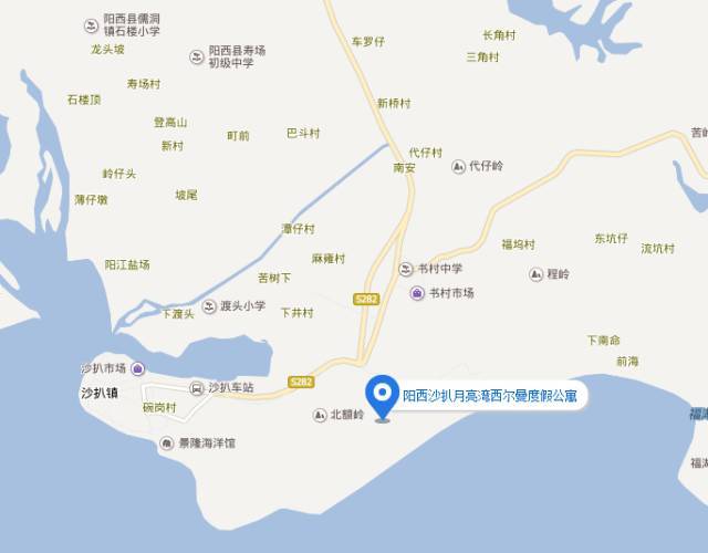 自驾游线路 沙扒月亮湾西尔曼度假公寓 地址:阳西沙扒月亮湾滨海度假