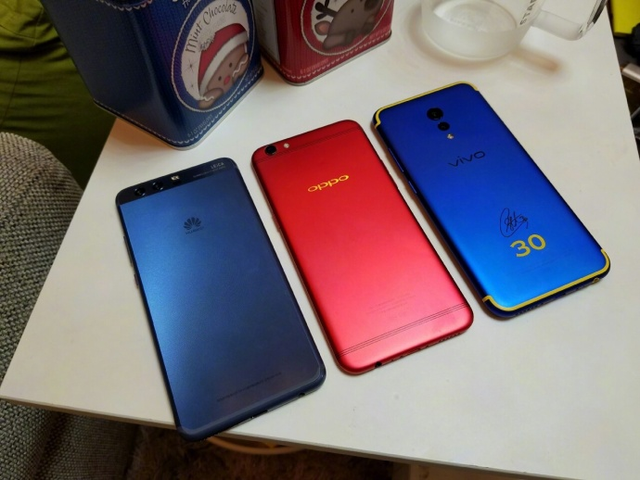 三款精品國產旗艦級手機華為,oppo,vivo三足鼎立