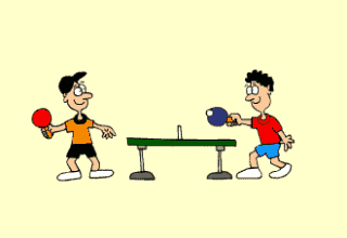 乒乓球图片卡通gif图片