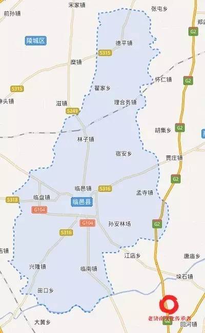 临邑县临盘地图图片