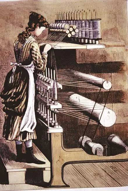 英国纺织女工图片