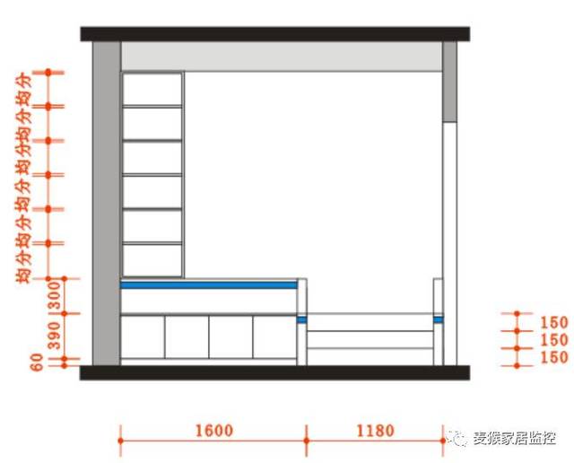 cad电视柜立面图尺寸图片