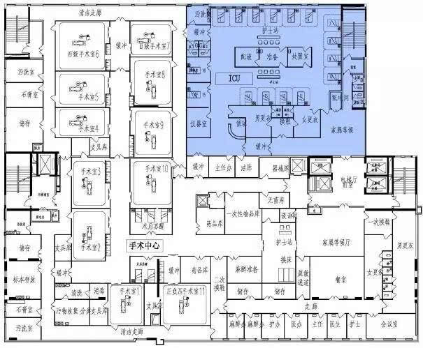  手术室是医疗建筑高净化空间设计应用最广泛的实例