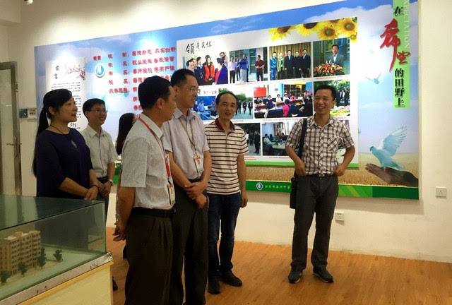 龙湖区委常委,统战部长杨钟元到渔洲中学指导工作