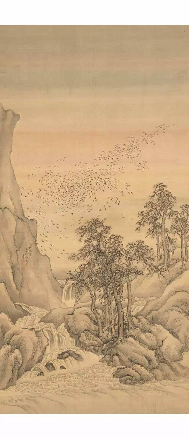 中国水周绘画作品古代图片