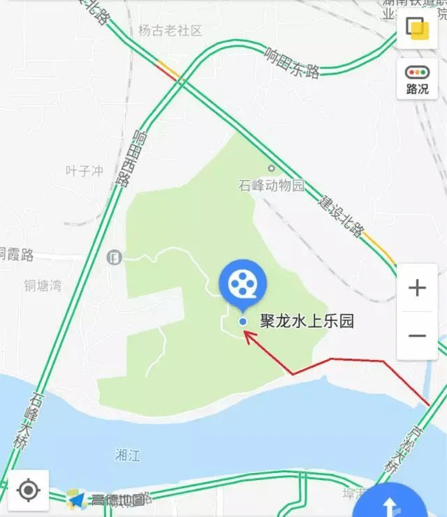 株洲市石峰公园地图图片