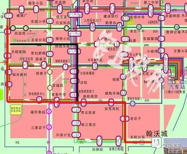 株洲公交车线路地图