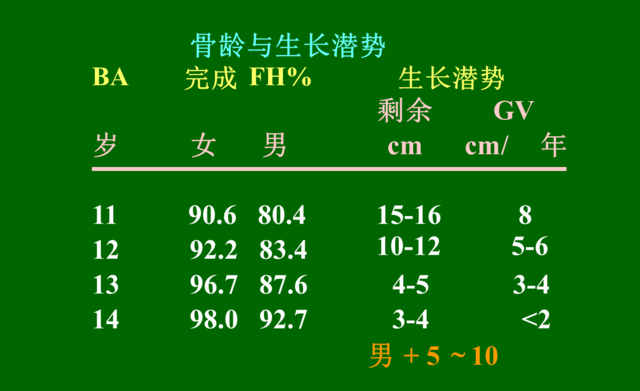 骨齡的奧秘