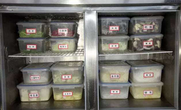 餐厅冰箱生熟标签图图片