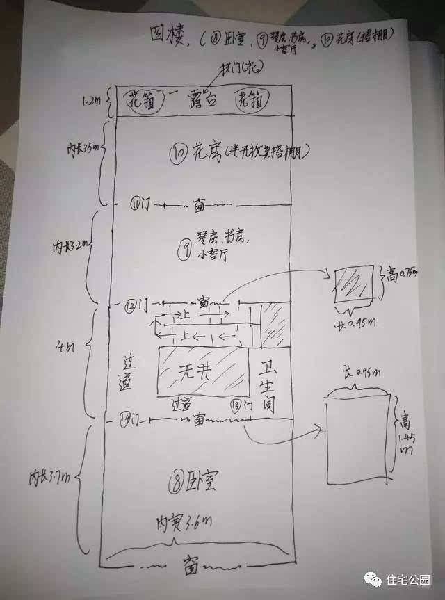 4x15米的房子怎么设计图片