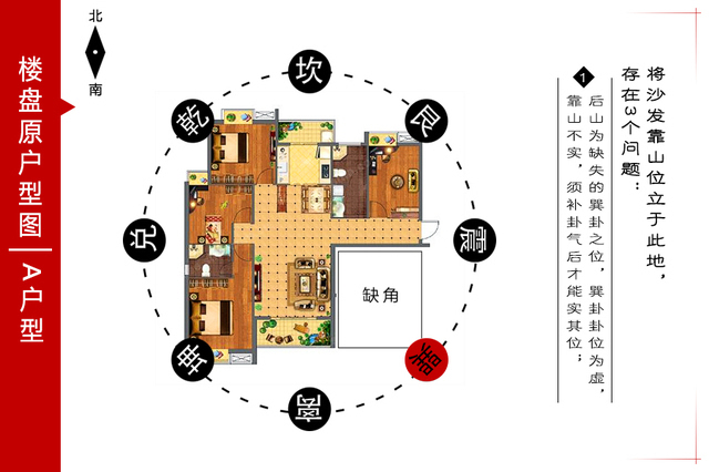 龙庭华府 4室2厅 旺宅旺风水解析