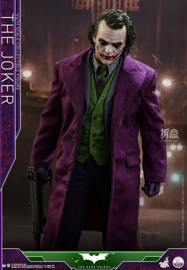 hottoys《蝙蝠侠:黑暗骑士》1:4 希斯·莱杰 小丑joker