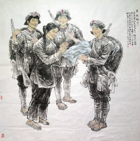建军90周年纪念专辑丨唐凤鸣:我画《半条被子》